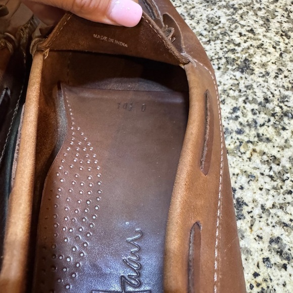 Cole Haan Men’s 10.5 Saddle Brown Kilt Leather Tassel Loafers - Picture 7 of 13